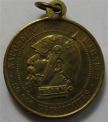 Napoleon III.- Spottmedaille - Münzen