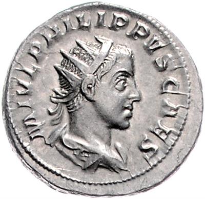 (2 AR Antoniniane) 1.) Otacilia Severa - Mince