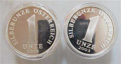 1 Unze Silber - Münzen