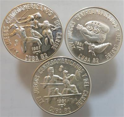 Kuba- Zentralamerikanische und karibische Spiele - Münzen