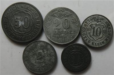 Klein München- Kriegsgefangenenlager - Münzen