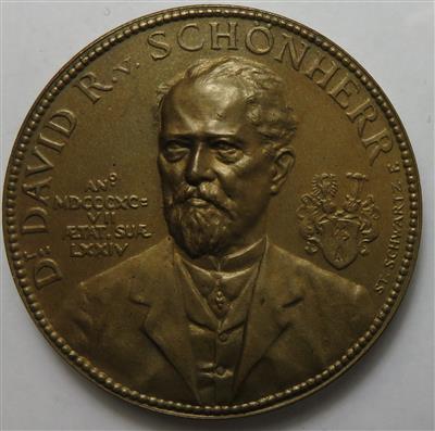 Dr. David Ritter von Schönherr - Münzen