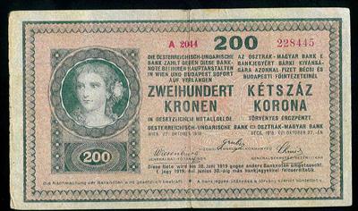 Ungarn 200 Korona 1918 - Münzen