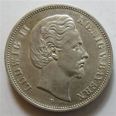 Bayern, Ludwig II. 1864-1886 - Coins