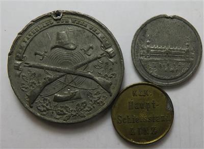 Schützen (3 Stück AE/MET) - Münzen