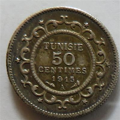 Tunesien, Nasir Bey 1906-1922 - Münzen