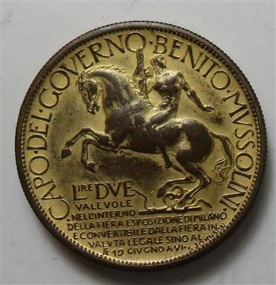 Fiera Esposizione Milano 1928 - Mince a medaile