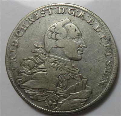 Brandenburg-Bayreuth, Friedrich Christian 1763-1769 - Coins and medals