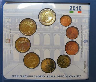 Italien- Kursmünzensatz 2010 - Coins and medals