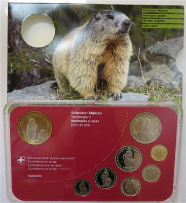 Schweiz- Kursmünzensatz 2007 - Coins and medals