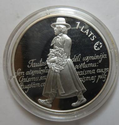 Lettland - Coins and medals