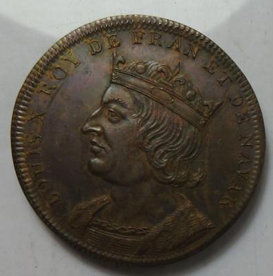 Louis X. 1289-1316 - Mince a medaile