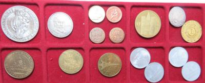 Jetons/Marken/Medaille (16 Stk.) - Münzen und Medaillen