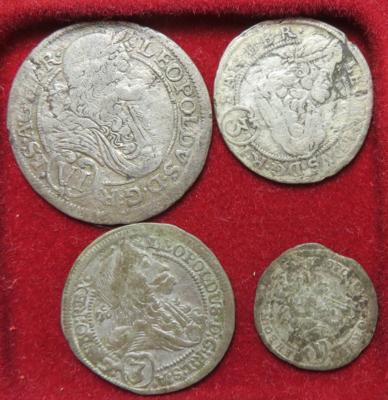 Leopold I. 1657-1705 (4 AR) - Münzen und Medaillen