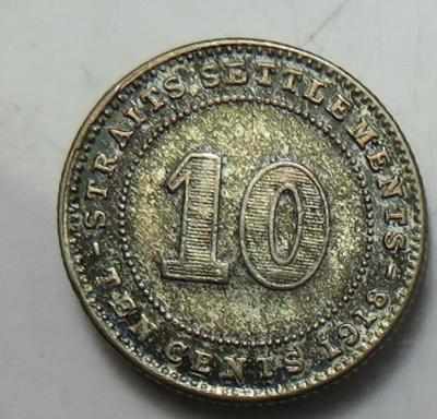 Straits-Settlements, George V. 1910-1936 - Münzen und Medaillen