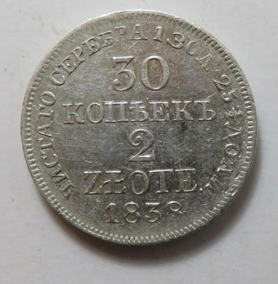 Polen unter russischer Herrschaft, Nikolaus I. 1825-1855 - Münzen und Medaillen
