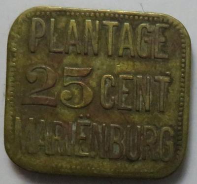Suriname Plantage Marienburg 1880/1890 - Coins and medals