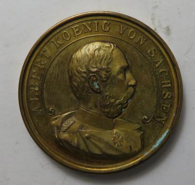 Plauen- XII mitteldeutsches Bundesschießen 1889 - Münzen und Medaillen