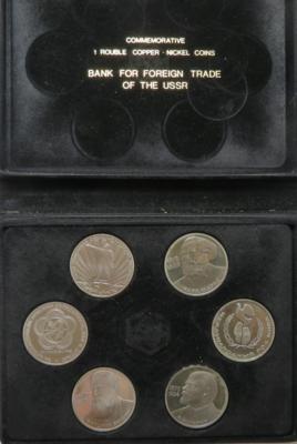 Rußland- Commemorative Rubel Set - Münzen und Medaillen