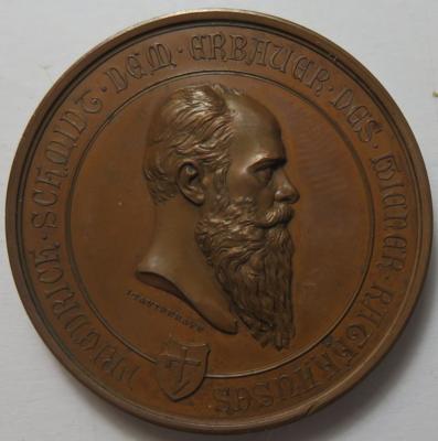 Friedrich Schmidt, Erbauer des Wiener Rathauses - Münzen und Medaillen