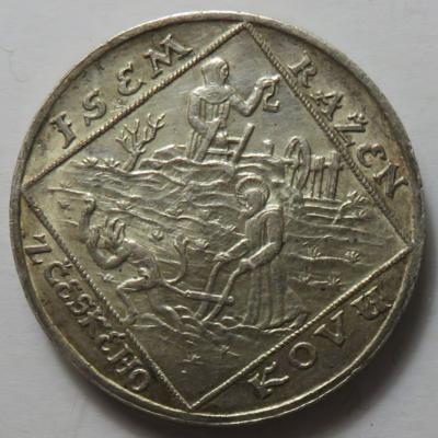 Tschechoslowakei, 10. Jahrestag der Republik 1928 - Münzen und Medaillen