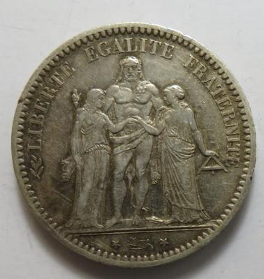 Frankreich, 3. Republik 1871-1940 - Münzen und Medaillen