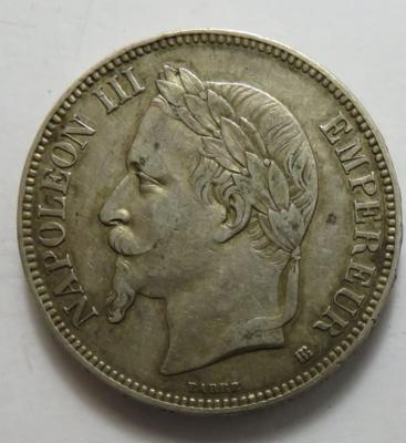 Frankreich, Napoleon III. 1852-1870 - Monete e medaglie
