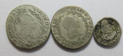 Josef II., Franz II. und Bistum Breslau (3 AR) - Münzen und Medaillen