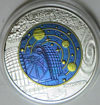 Bimetall Niobmünze Kosmologie - Münzen und Medaillen