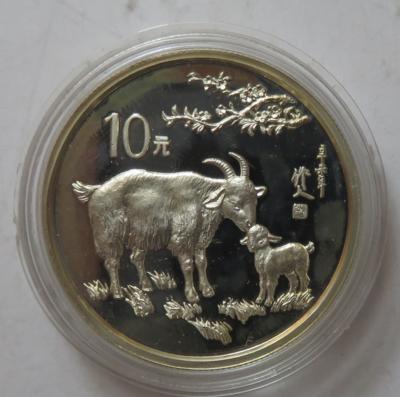 China- Jahr der Ziege - Monete e medaglie