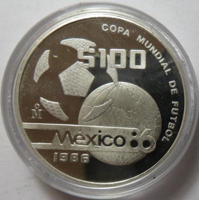 Mexiko, Fußball WM 1986 - Coins and medals