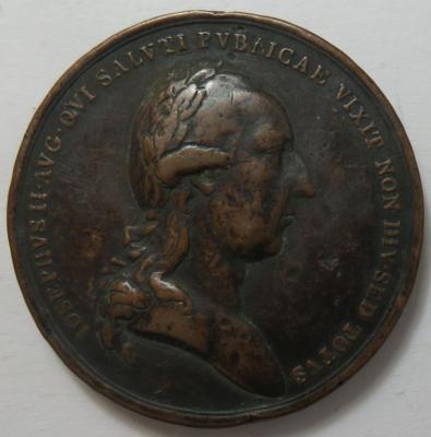 Errichtung des Reiterdenkmals für Josef II. am Josephsplatz 1806 - Münzen und Medaillen