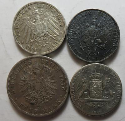 Beschädigte Deutsche Münzen - Münzen und Medaillen