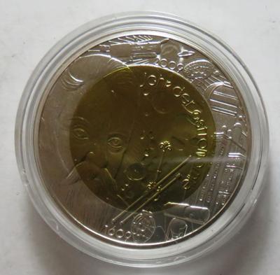 Jahr der Astronomie- 25 Euro 2009 SIlber/Niob - Coins and medals