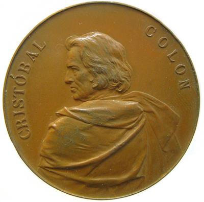400 Jahre Entdeckung Amerikas - Mince a medaile