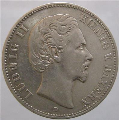 Bayern, Ludwig II. 1864-1886 - Mince a medaile