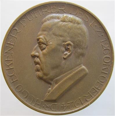 Dr. Hugo Eckener, Luftfahrtpionier - Mince a medaile