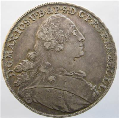 Maximilian Josef 1746-1777 - Monete e medaglie