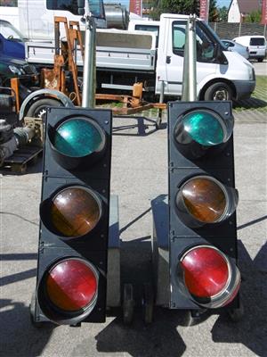 2 Verkehrsampeln "Horizont", - Fahrzeuge und Technik