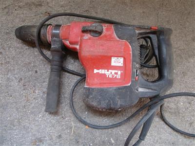 Bohrhammer "Hilti TE 76", - Fahrzeuge und Technik Land OÖ