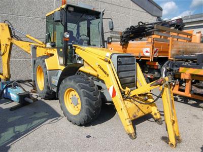 Selbstfahrende Arbeitsmaschine (Front- und Tieflöffelbagger) "Massey Ferguson MF 860", - Fahrzeuge und Technik ASFINAG