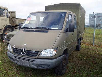 LKW "Mercedes Benz Sprinter Doka-Pritsche 313 CDI 4 x 4", - Heeresfahrzeuge