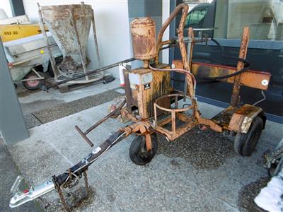 Anhänger-Arbeitsmaschine (Bitumenspritzmaschine) "Straßmayr", - Macchine e apparecchi tecnici