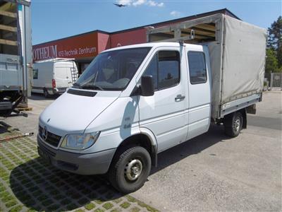 LKW "Mercedes-Benz Sprinter Doka-Pritsche 316 CDI 4 x 4", - Motorová vozidla a technika