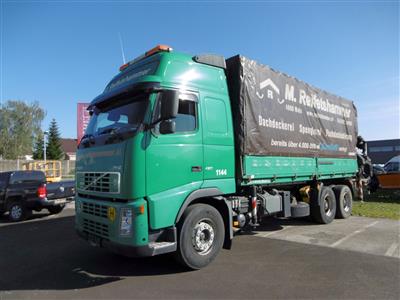 LKW "Volvo FH12-420R 6 x 4" (Euro 3) mit Heckladekran "Hiab 288 E5 Hipro", - Fahrzeuge und Technik