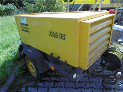 Einachsanhänger (Kompressor) "Atlas Copco XAS 96", - Motorová vozidla a technika ASFINAG