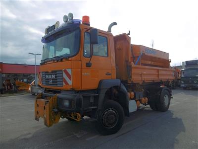 LKW "ÖAF 19.314 FALK" mit Aufsatzstreuer "Epoke SH5", - Macchine e apparecchi tecnici