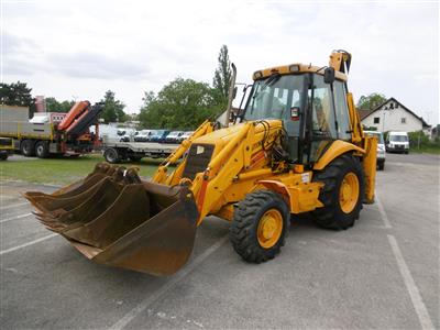 Selbstfahrende Arbeitsmaschine (Front- und Tieflöffelbagger) "JCB 3CX 4 x 4 Sitemaster Turbo", - Macchine e apparecchi tecnici