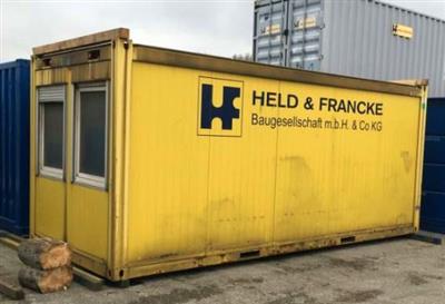 Bürocontainer "Containex 20 Zoll", - Fahrzeuge und Technik