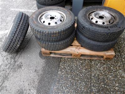 5 Reifen 215/75R16C, - Motorová vozidla a technika